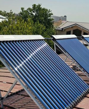 20-трубчатый солнечный коллектор с тепловыми трубками